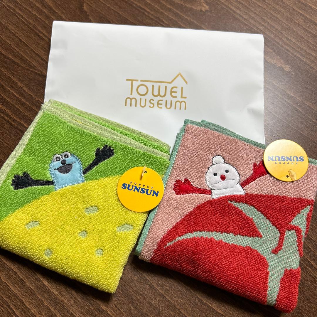 Puppet パペットスンスン ノンノン ハンドタオル2枚セット タオル