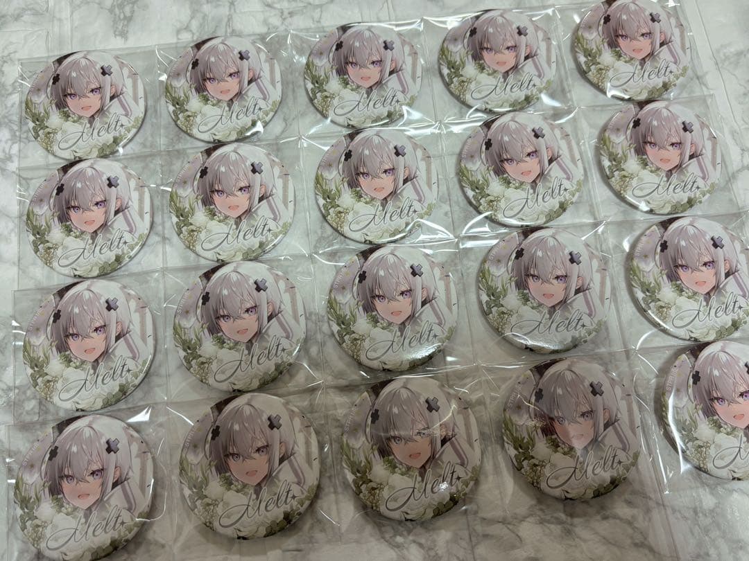 メルト・ダ・テンシくん 2024 Birthday 等身缶バッジ 20個 るな 様専門 すとふぇす メルト・ダ・テンシ 缶バッジ 20個 - メルカリ