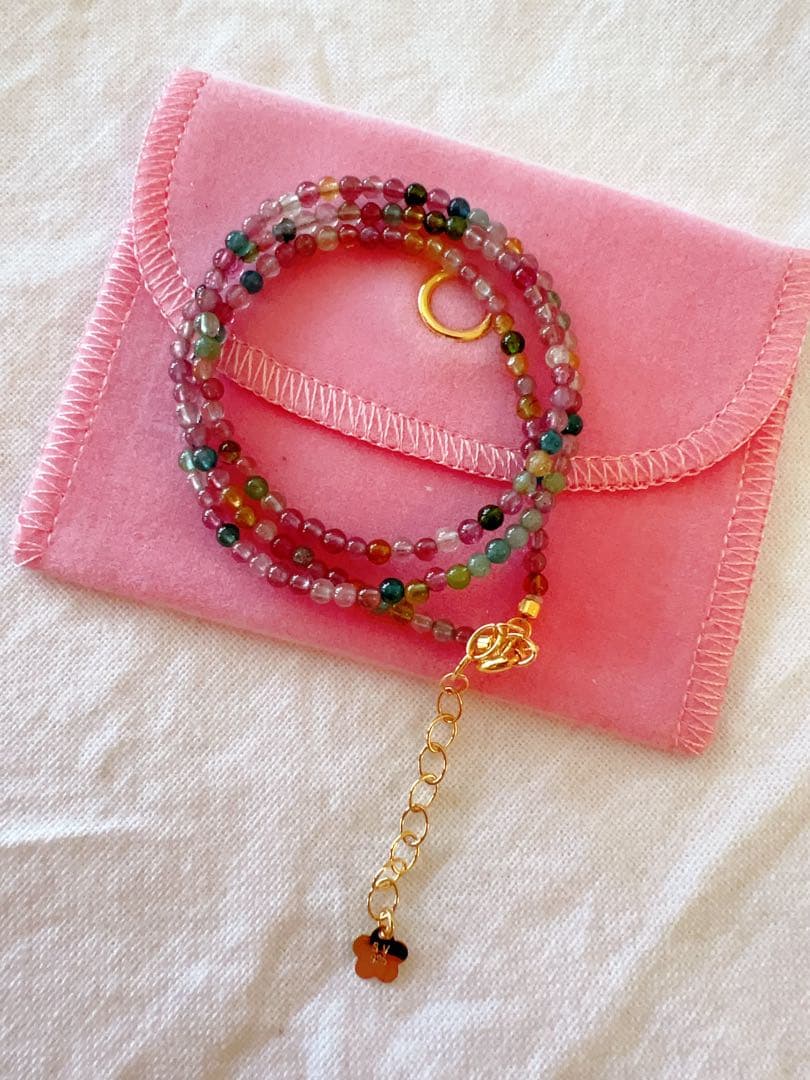 トルマリン　マルチ　2.5mm  パワーストーン　天然石