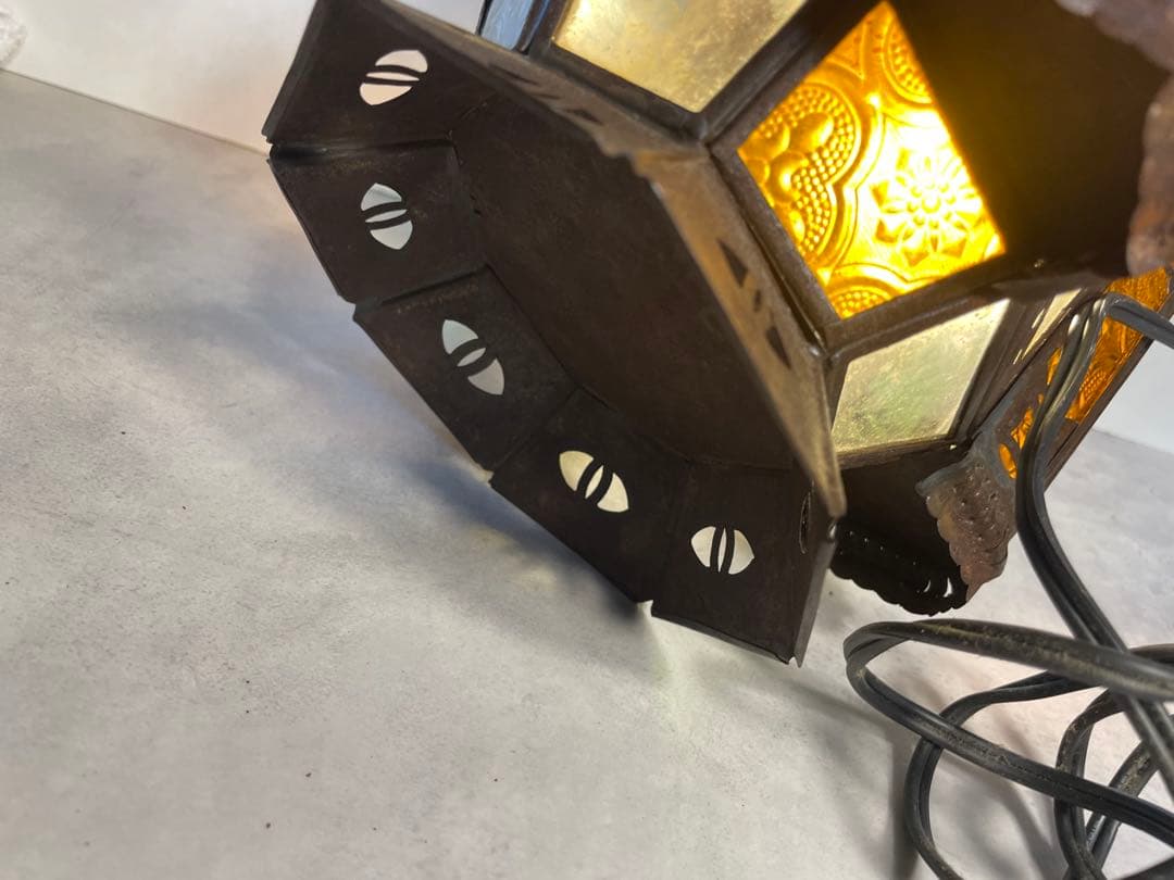 モロッコランプ アンティーク調 ステンドグラス風 エスニック 高級