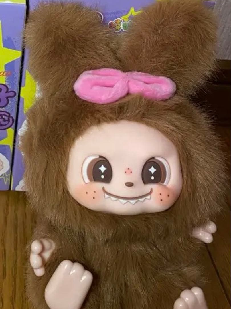 Lulala ルララ ぬいぐるみキーホルダー 茶色 - メルカリ