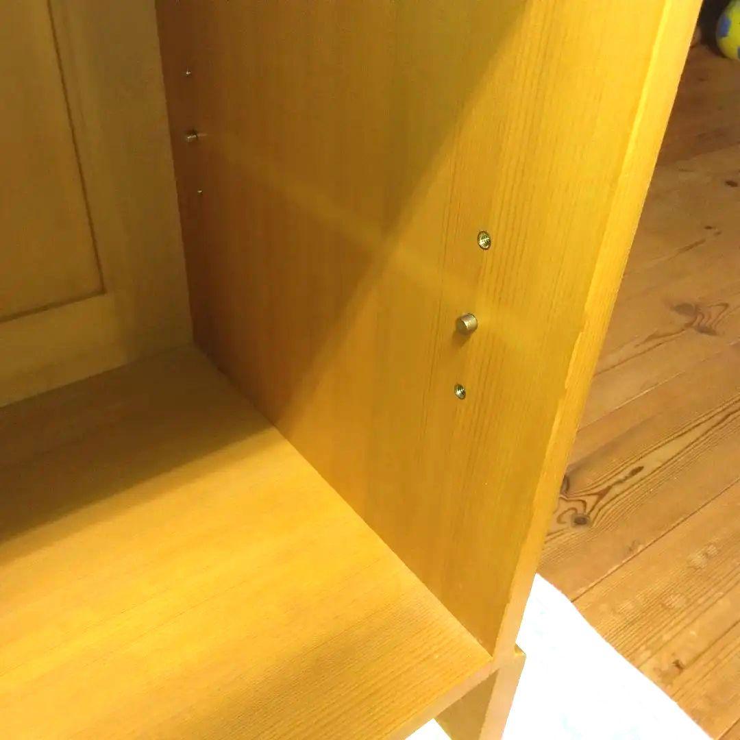 美品 ショップカウンター♥パイン材無垢 収納スペース最大