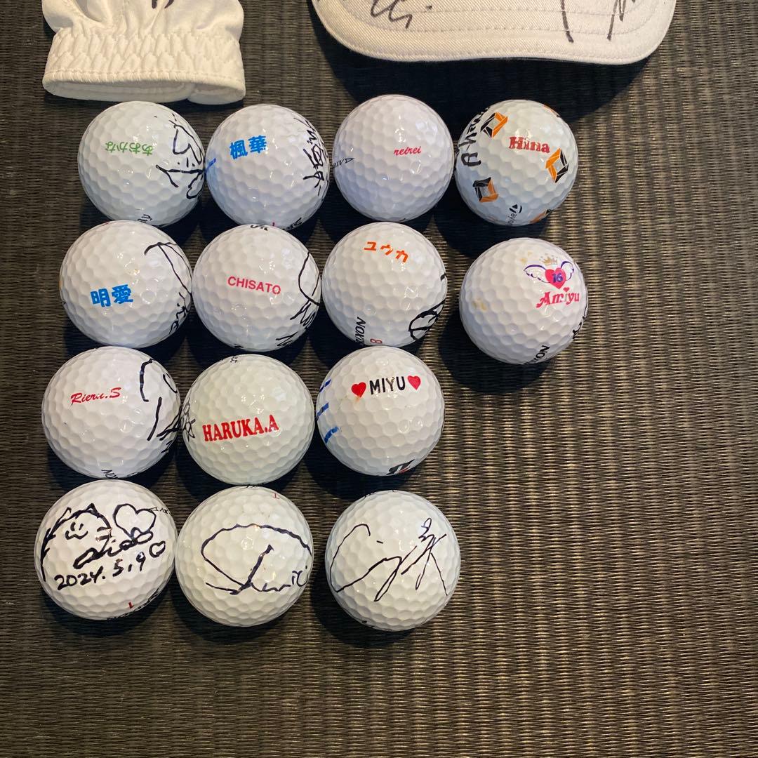 女子ゴルフオンネーム入りサイン 菅プロ、青木プロのボールのみ - メルカリ