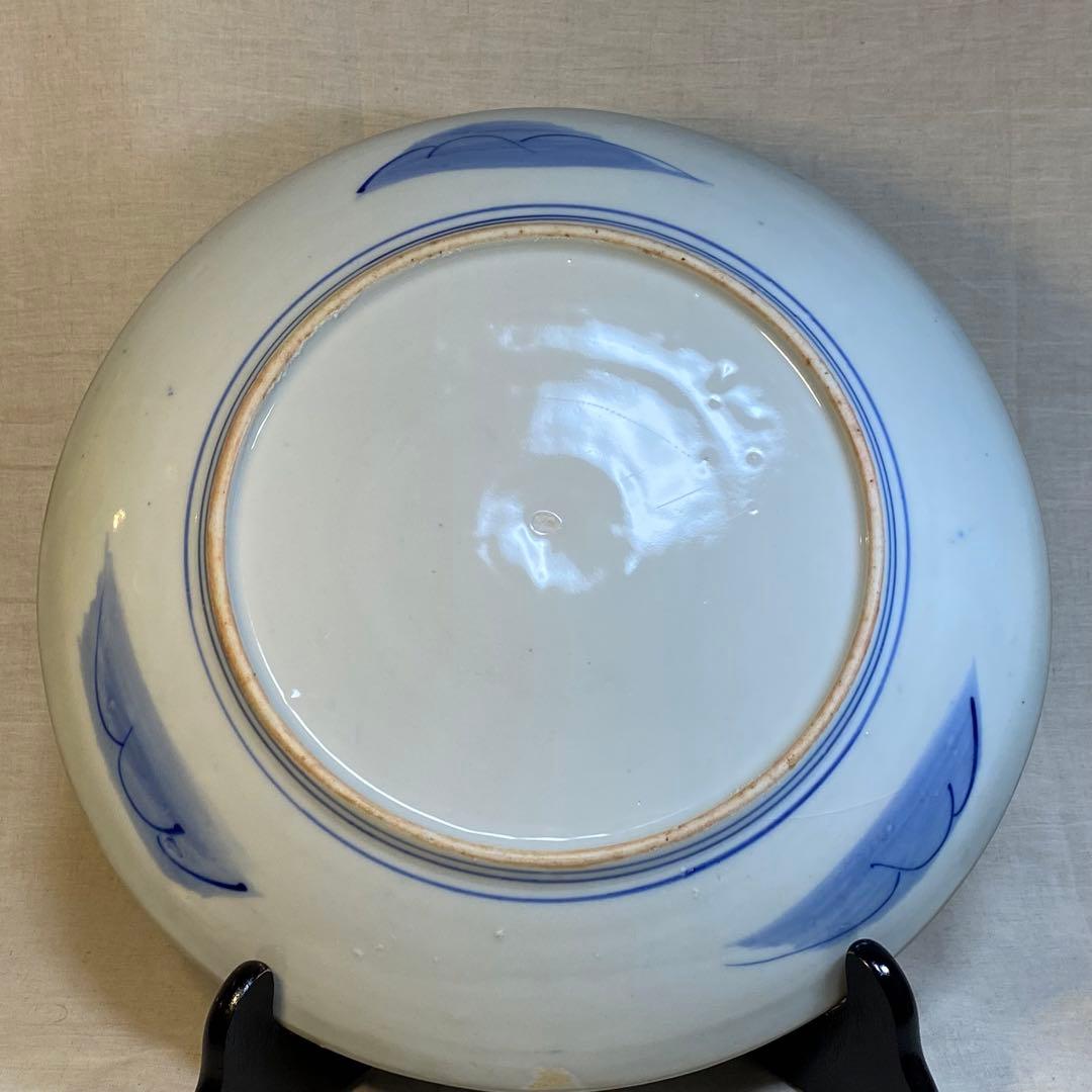 伊万里 古伊万里 大皿 皿 染付 山水文 金彩 - メルカリ