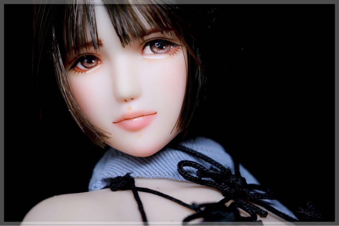 ♪♪ 1/6 　ドール カスタムドールヘッド　1738　栞瑠(しえる)　♪♪