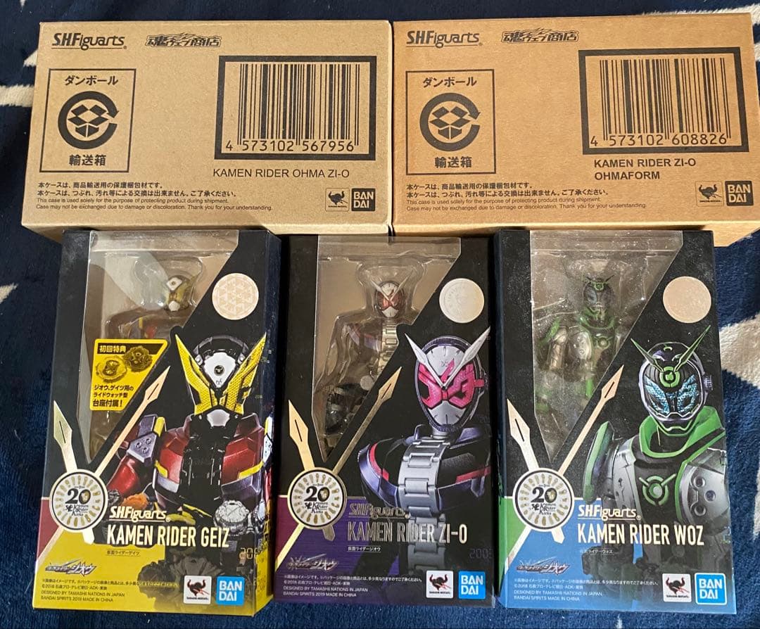 新品　仮面ライダージオウ　フィギュアーツ　6体セット S.H.Figuarts 仮面ライダージオウ | 魂ウェブ