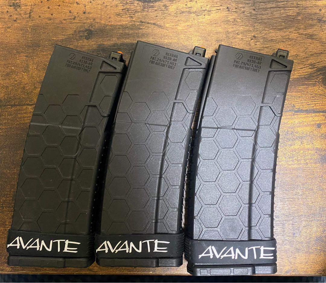 HEXMAG トレポン用 3本セット SYSTEMA PTW トレポン 対応 HEXMAG マガジン ポリマー樹脂 製 BK 120連