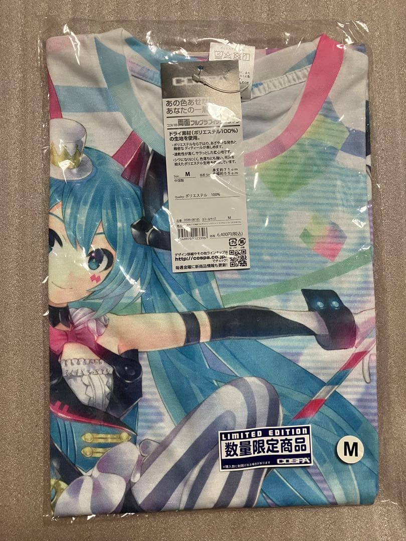 初音ミク 両面フルグラフィックTシャツ マジカルミライ 2019 KEI Ver
