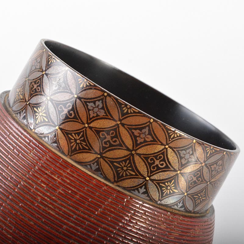 茶道具 越前塗 糸目 七宝蒔絵 瓢茶器 共箱 V R6794 - メルカリ