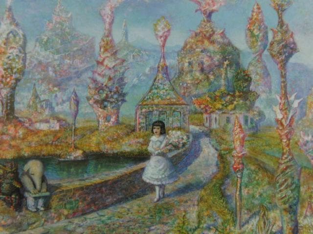 井上直久、デュエット、希少な画集より、新品高級額・額装付、状態良好 井上直久 ベストセレクション画集 - 株式会社玄光社