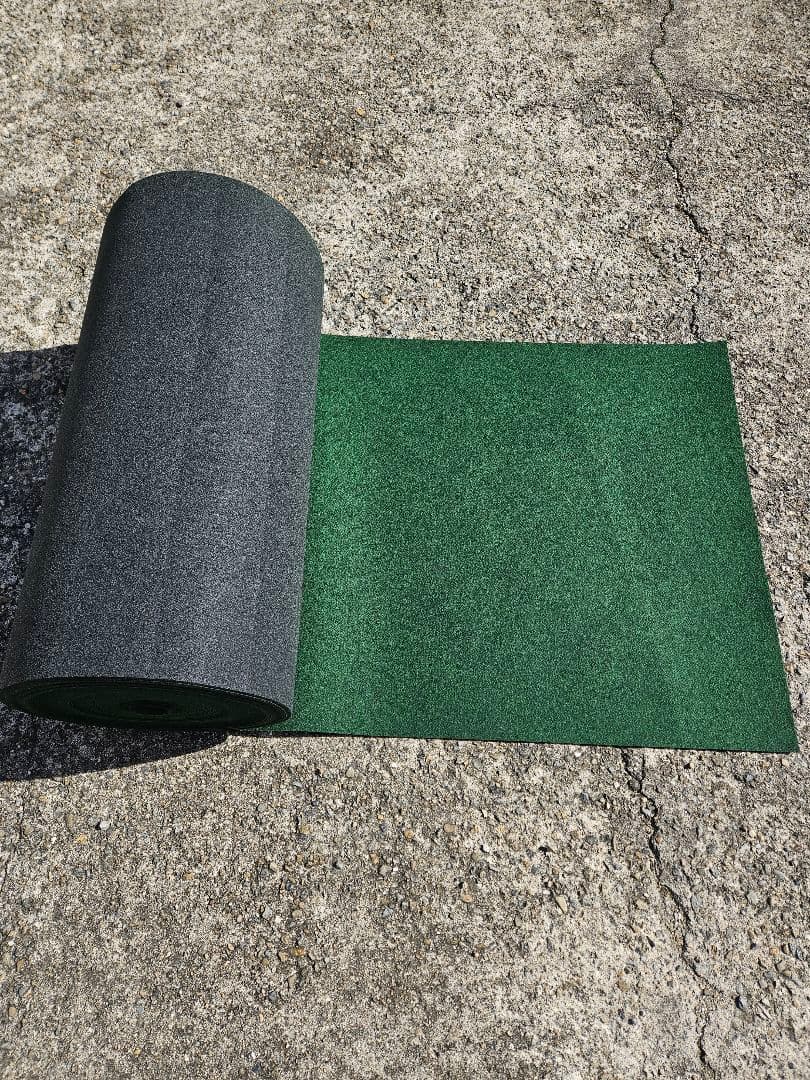 新品】本格ポリエステル不織布 防草シート(明るめグリーン)厚手 巾1m