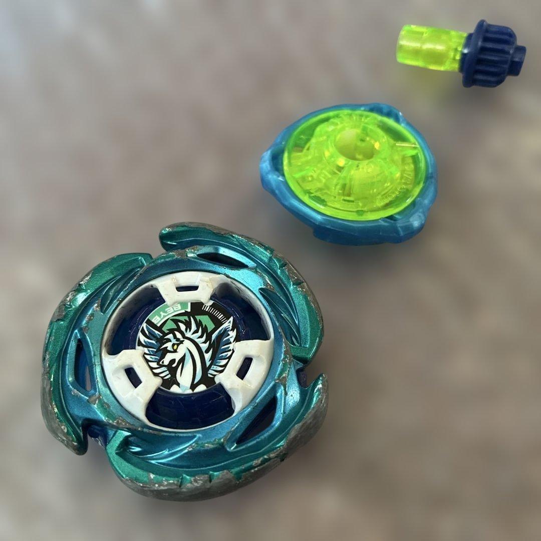 ベイブレードX エアロペガサス3-70A レアベイ　メタルコート ベイブレードX】UX-00 エアロペガサス3-70A ダブルメタルコート:ブルー