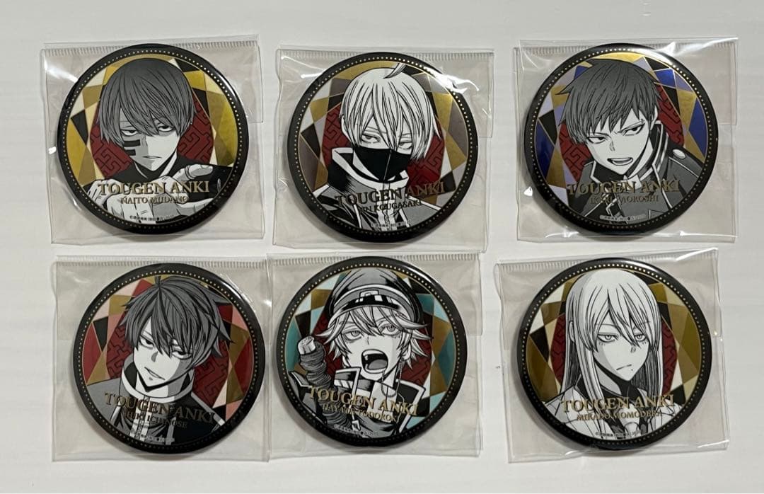 桃源暗鬼 メタリック缶バッジ 秋田書店 渋谷 TSUTAYA 6種セット - メルカリ