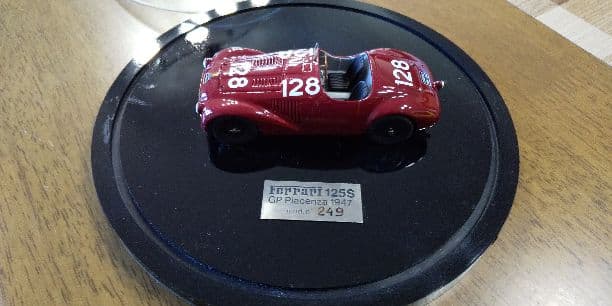 ミニカー FERRARI 125S gp piacenza 1947 bbr Ferrari（フェラーリ） 1/43 フェラーリ125S 1947年ミニチュアモデル