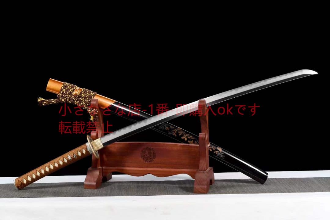 高級武士刀【春蘭秋菊】古兵器 武具 刀装具 日本刀 模造刀 居合