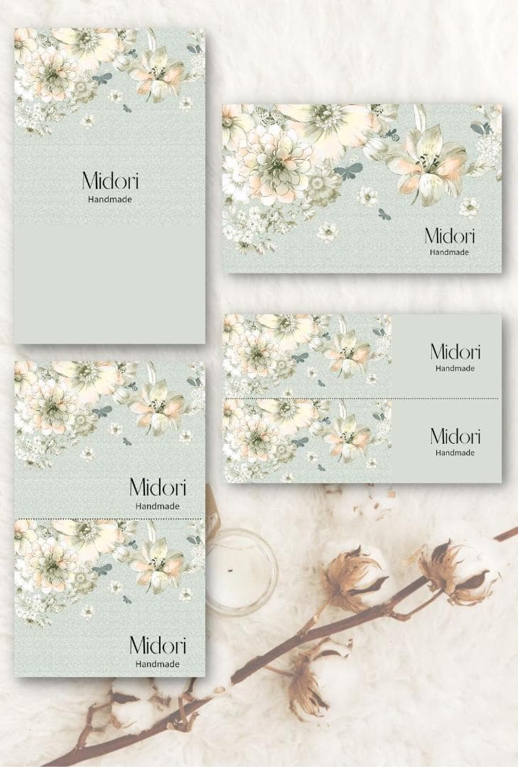 ショップカード アクセサリー台紙 サンキューカード 名刺 ★No.304 8e3ffa62387b57e57be6c3414025ec