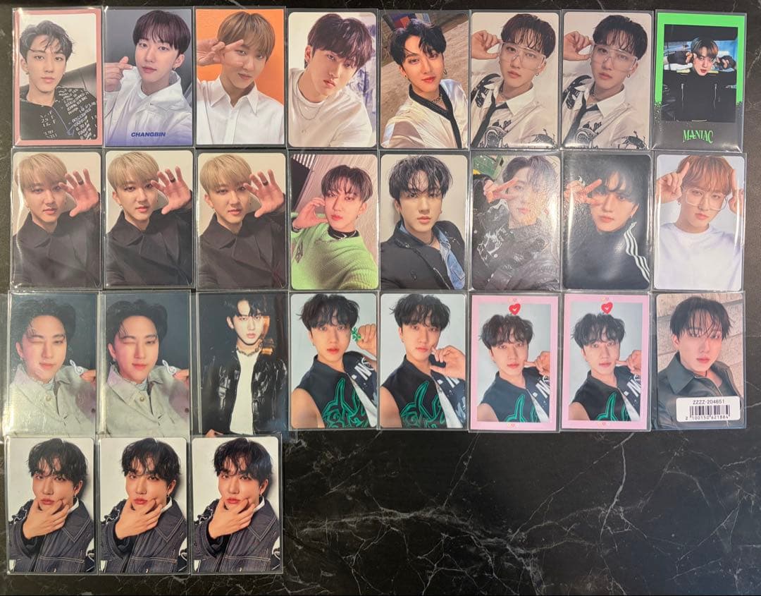 スキズ straykids チャンビン トレカ 27枚 まとめ売り - メルカリ