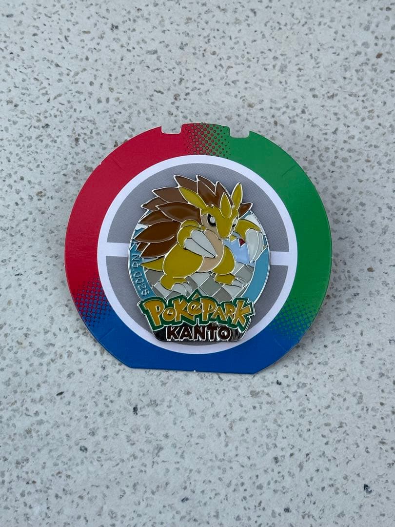 ポケパークカントー 限定 ピンバッジ サンドパン - メルカリ