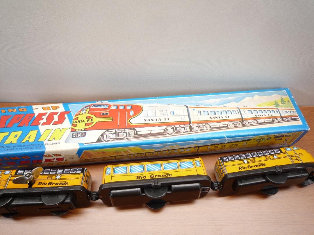 日本製 WIND-UP EXPRESS TRAINブリキ ゼンマイ - メルカリ