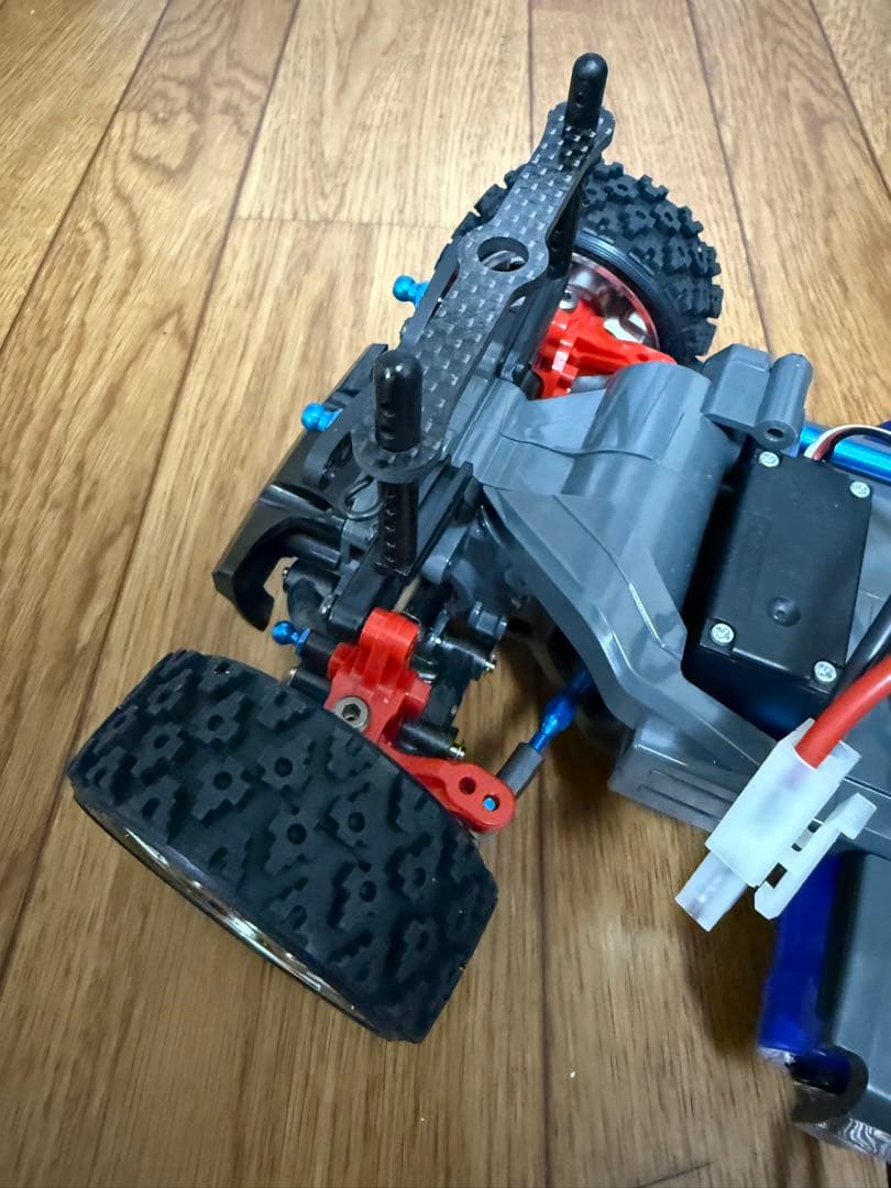 タミヤラジコン1/10 MF-01Xシャーシフルセット ほぼフルオプション組立