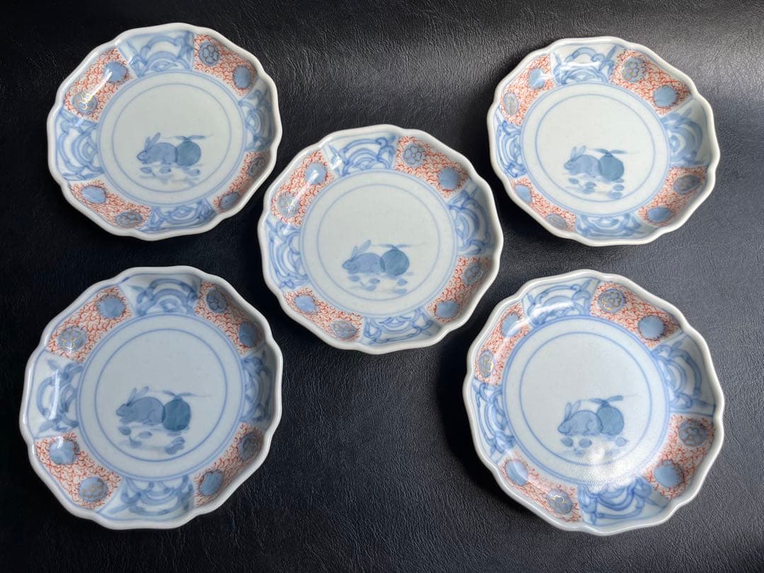 文青窯 文青 小皿 5枚 4寸皿 うさぎ - メルカリ