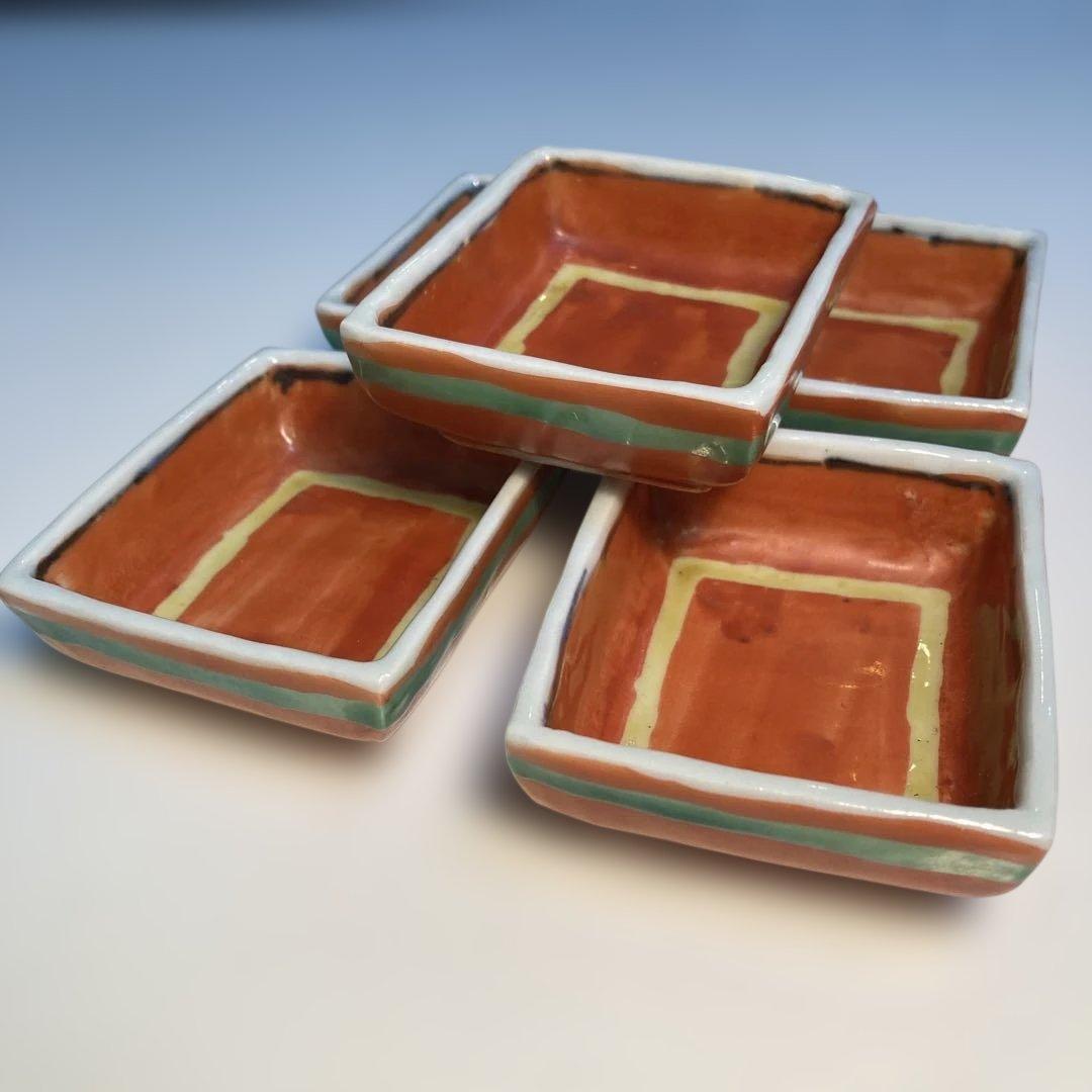 九谷焼 窯元 須田青華 赤絵 小鉢5客揃い （85） - メルカリ