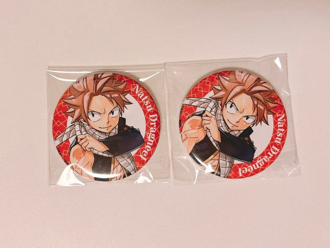 フェアリーテイル FAIRYTAIL ナツ 版画展 缶バッジ - メルカリ