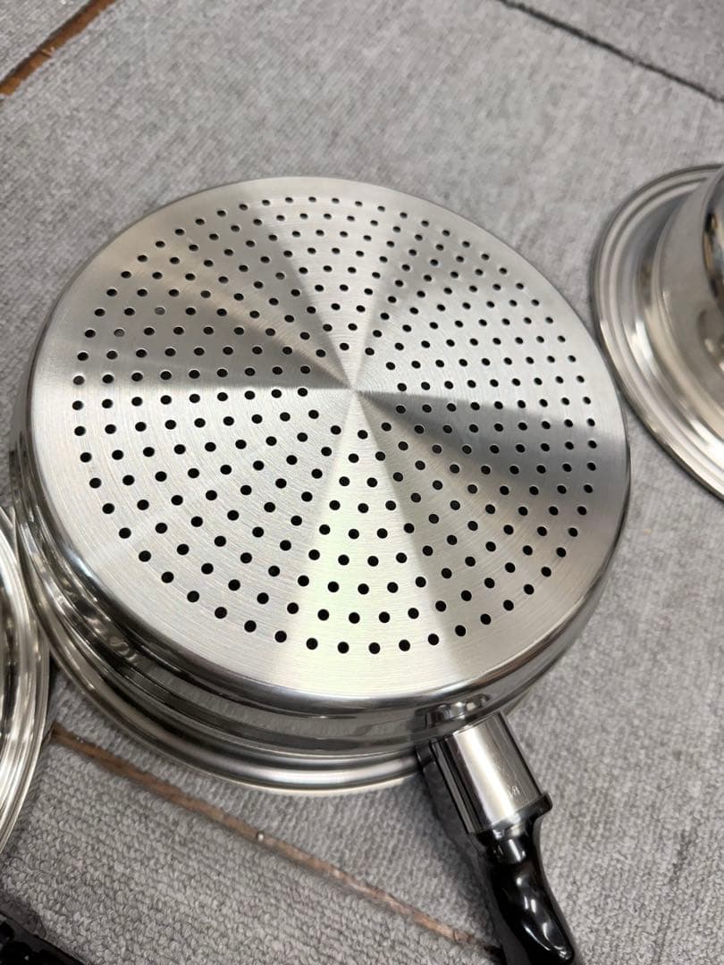 インコア inkorフライパン小 スチーマー キャセロール セット