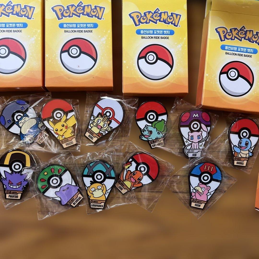 韓国イベント限定　ランダムバルーンピンバッチ　コンプリート　ポケモン 11個 韓国イベント限定 ランダムバルーンピンバッチ コンプリート ポケモン