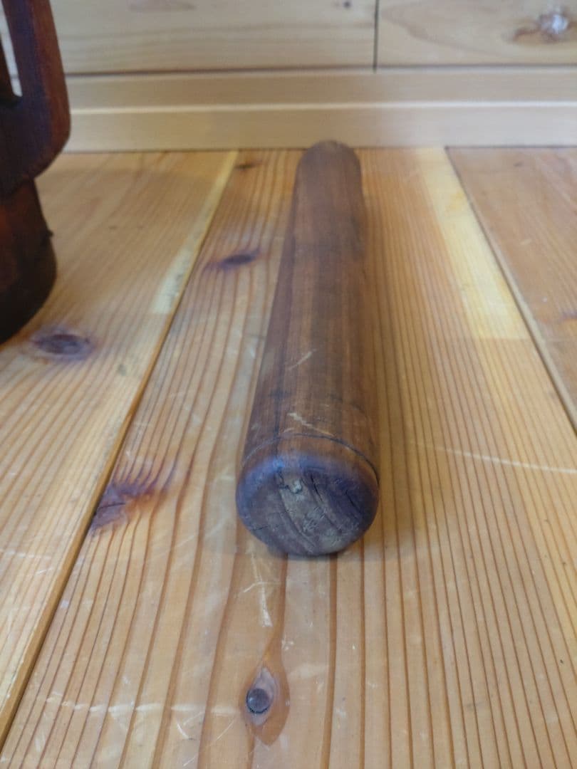 古民具 古道具 一斗桝と糸巻のセット 昭和レトロ アンティーク