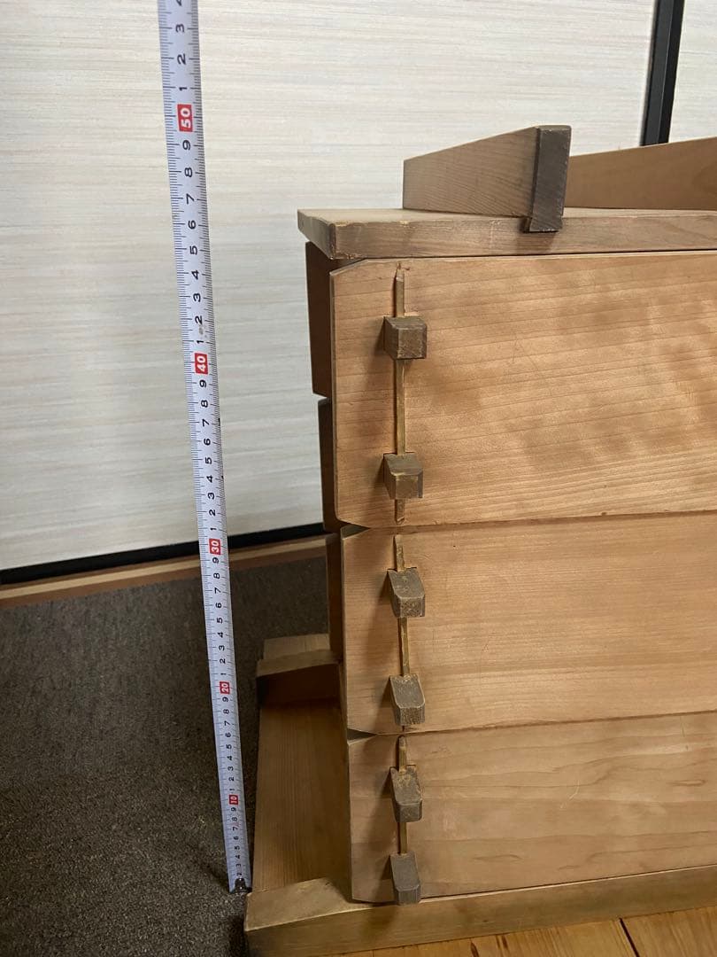 木製角【小】せいろ アンティーク レトロ 竹スノコ付き 蒸し器 - メルカリ