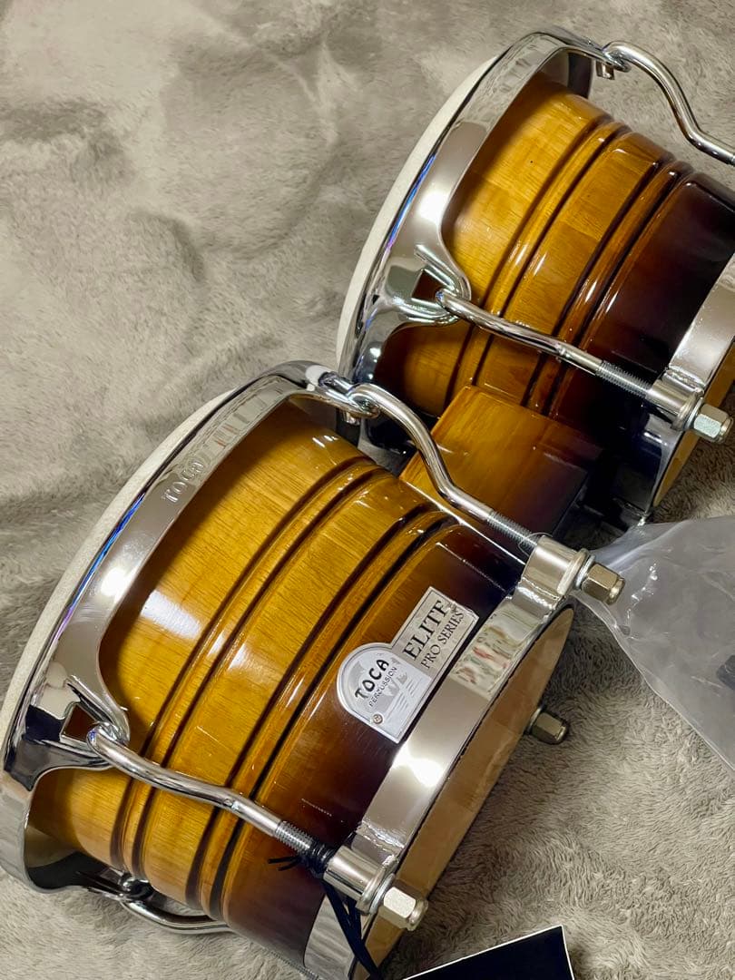 和楽器 Bongo Toca Elite Pro Series 7\"& 8.5\" new Toca Elite Pro Wood Bongos - On Sale