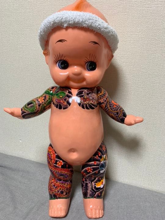 特大キューピー刺青 55cm オリジナル - メルカリ