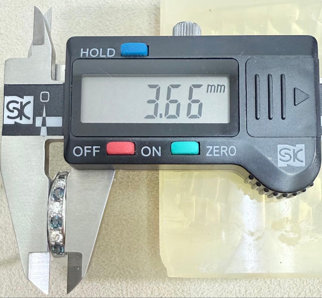 極美品！　アレキサンドライト　0.34ct Pt950 リング（No.8179）