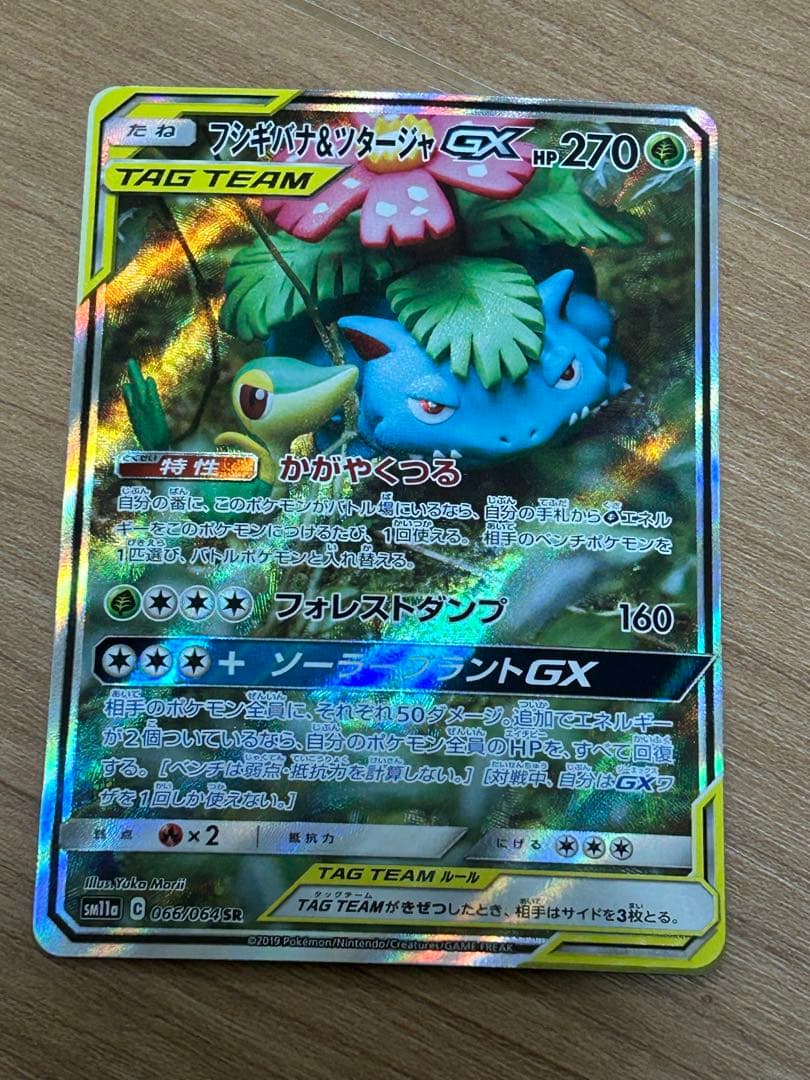 フシギバナ＆ツタージャ GX TAG TEAM SR 066/064 SA - メルカリ