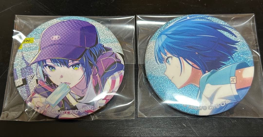 プロセカ グリッター缶バッジ 45C 46C 桐谷遥 - メルカリ