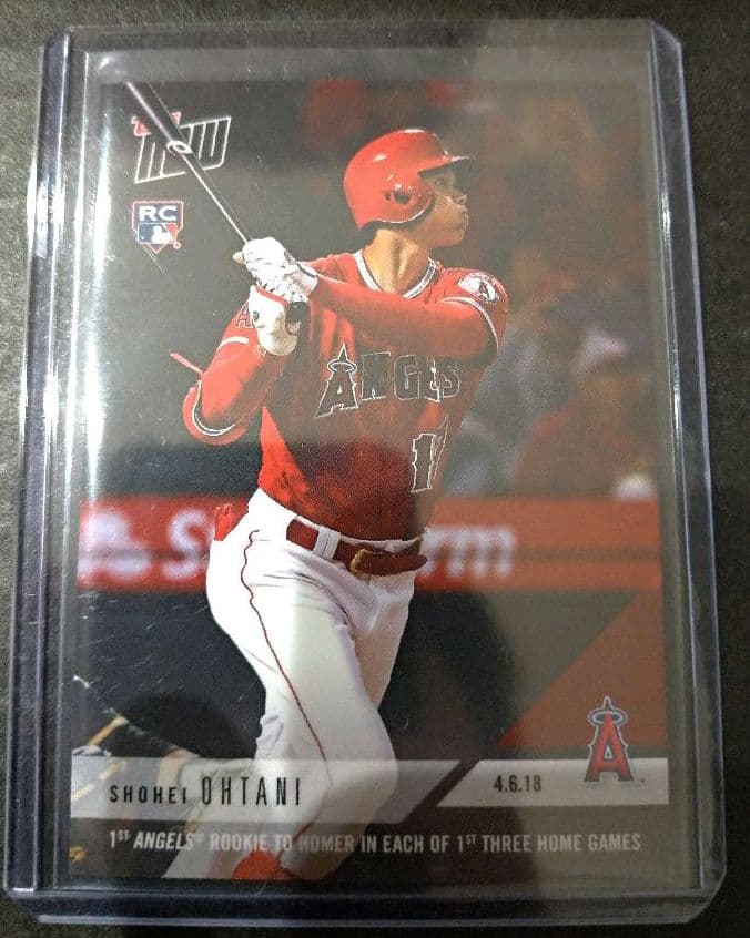 大谷翔平 TOPS NOW MLB初ホームラン 大谷翔平メジャー初ホームラン