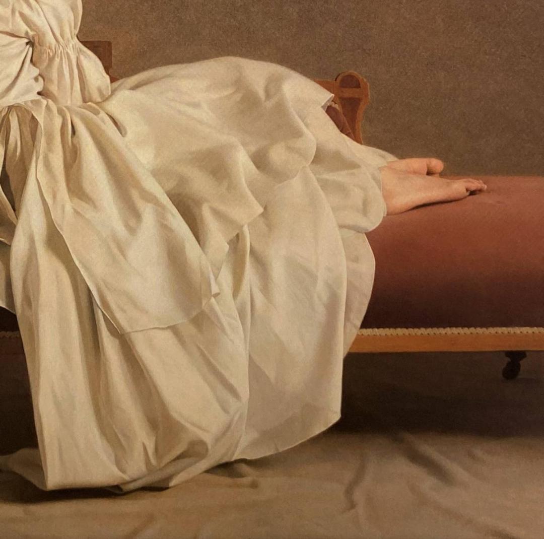 森本草介、【午後のくつろぎ】、希少な額装用画集画、新品高級額 額装付