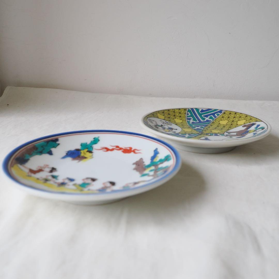 サザエさん九谷焼 豆皿 小皿 2枚セット サザエさん展限定 レア - メルカリ