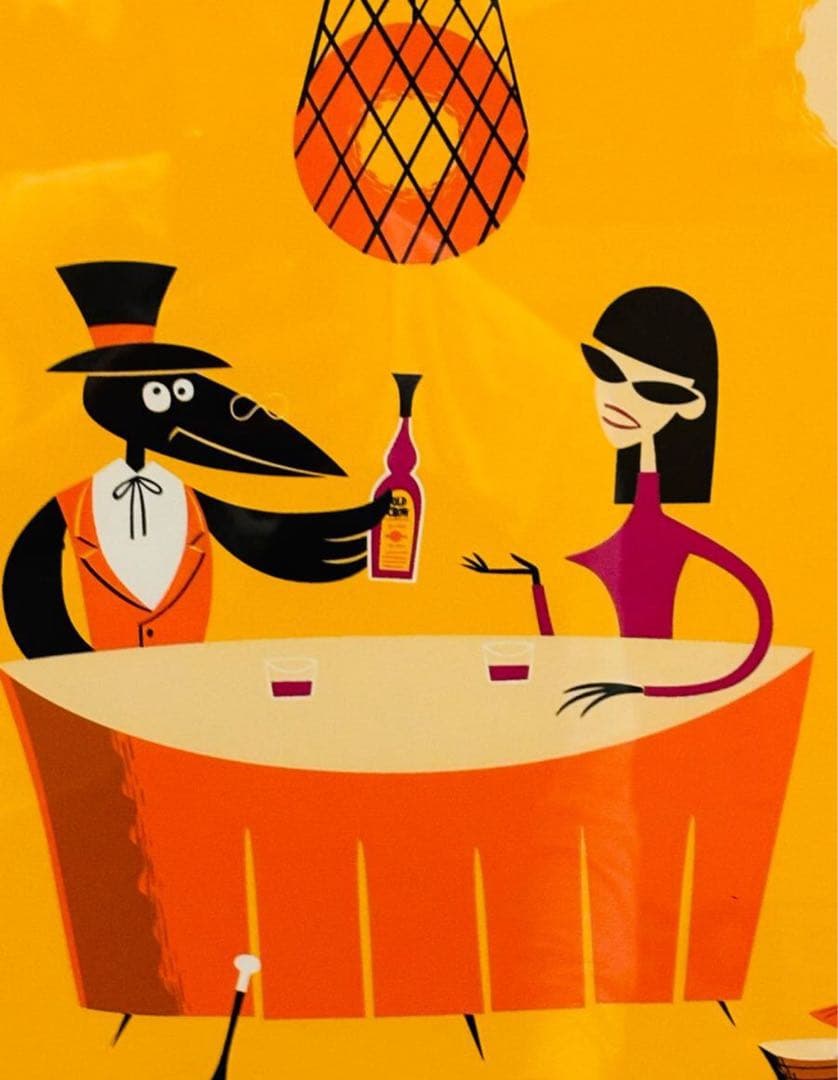 SHAG シャグ シルクスクリーン 額入 直筆サイン アート 藤原ヒロシ