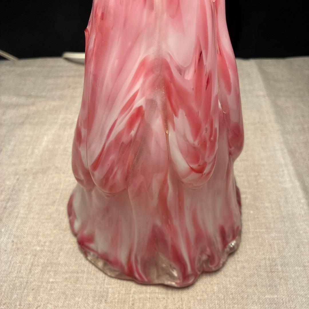 岩田ガラス テーブルランプ ライト スタンドライト 布シェー