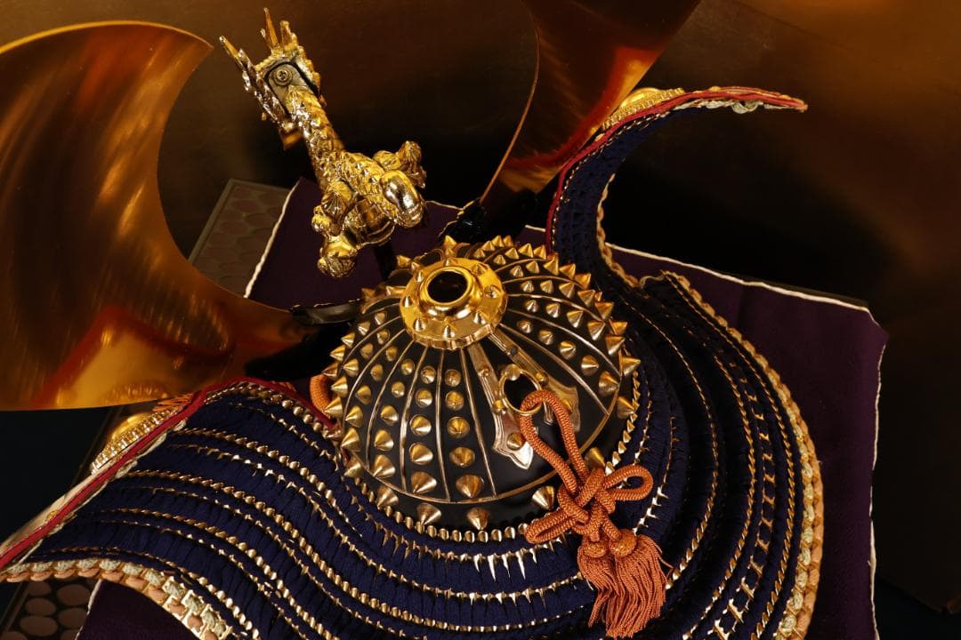 大野龍玉作 伝統工芸品 大鍬形龍前立兜 国宝写 節句 五月 33号 BJ187