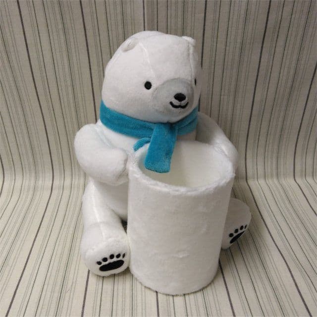 匿名） 白くまくん ぬいぐるみ リモコンホルダー B - メルカリ