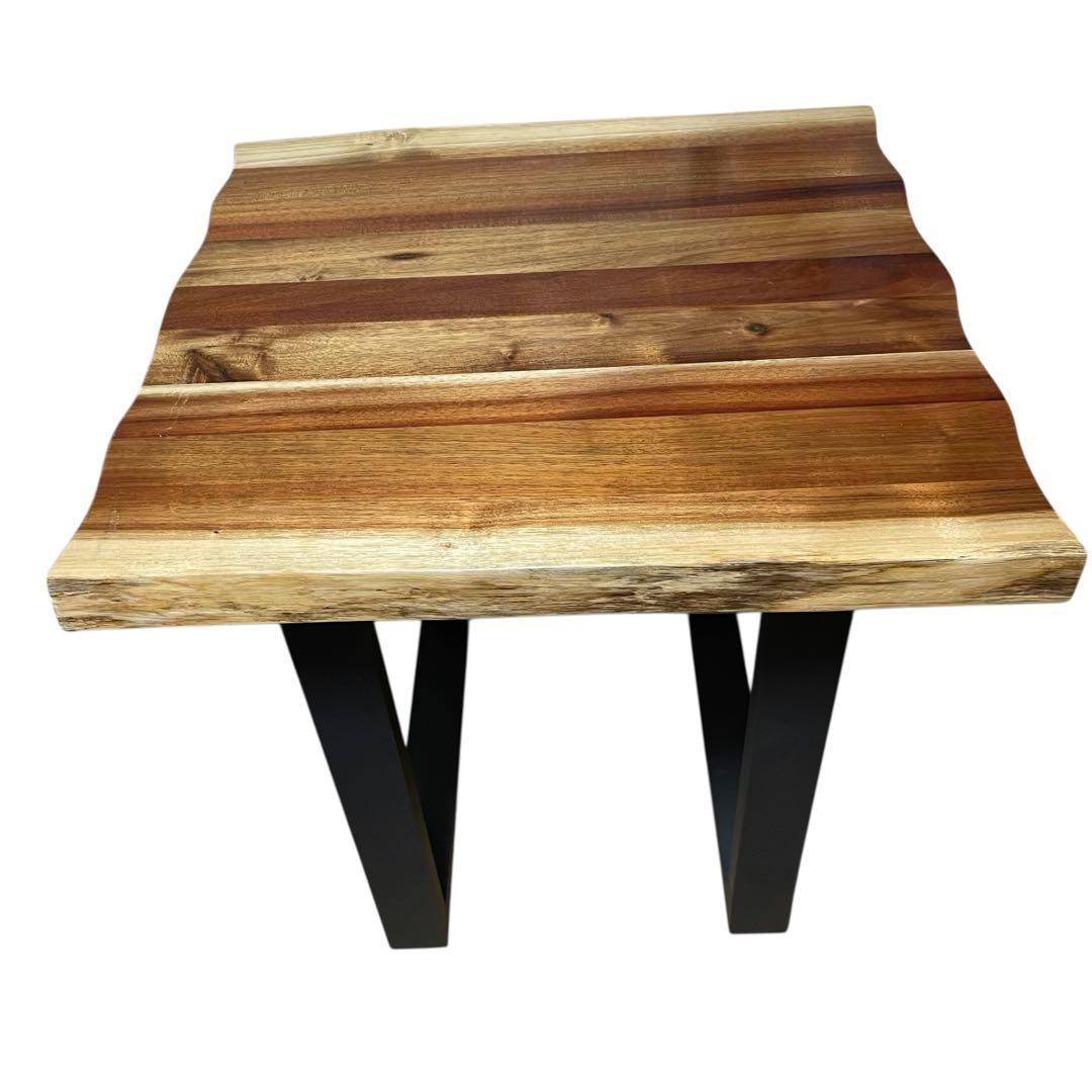 高級 ベトナム製 座卓としても使えるモンキーポッド 一枚板 ダイニング