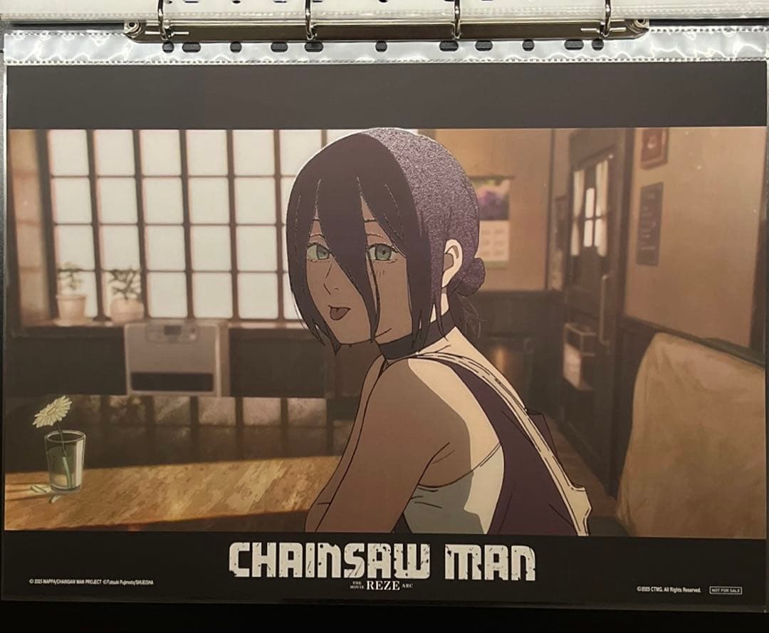 台湾 限定 映画 チェンソーマン レゼ マキマ A3 夜光ポスター ポスター