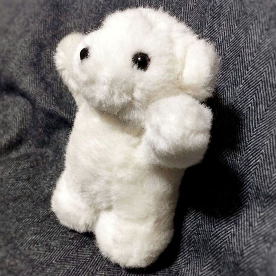 SANTA BEAR シロクマ 白熊 ぬいぐるみ ヴィンテージ レトロ 非売品