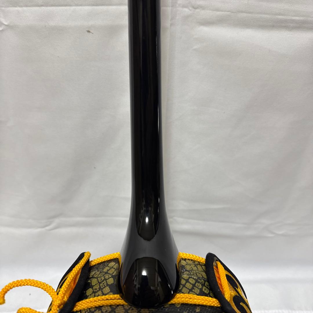 B076 沖縄 三線 蛇三線 人工皮 蛇柄 三味線 和楽器 ケース 付き - メルカリ