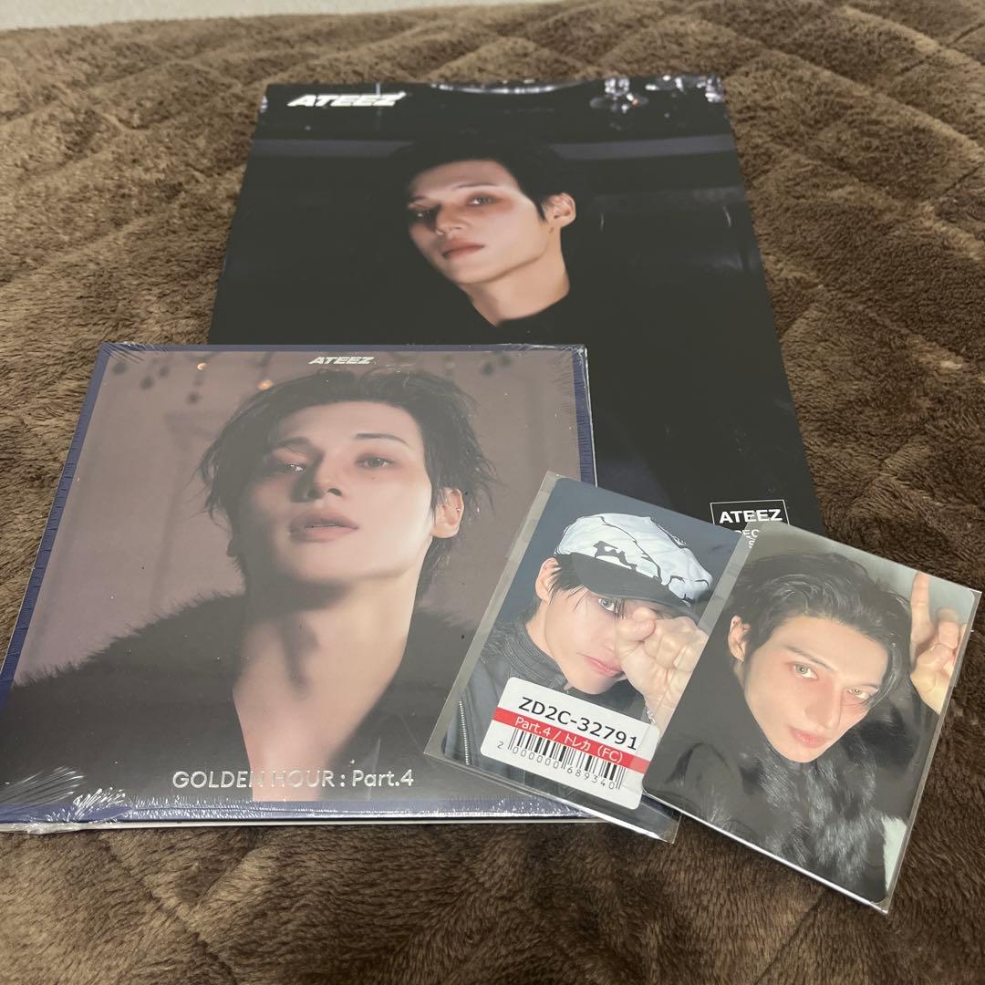 ATEEZ ウヨン GOLDEN HOUR デジパック FC限定トレカ - メルカリ