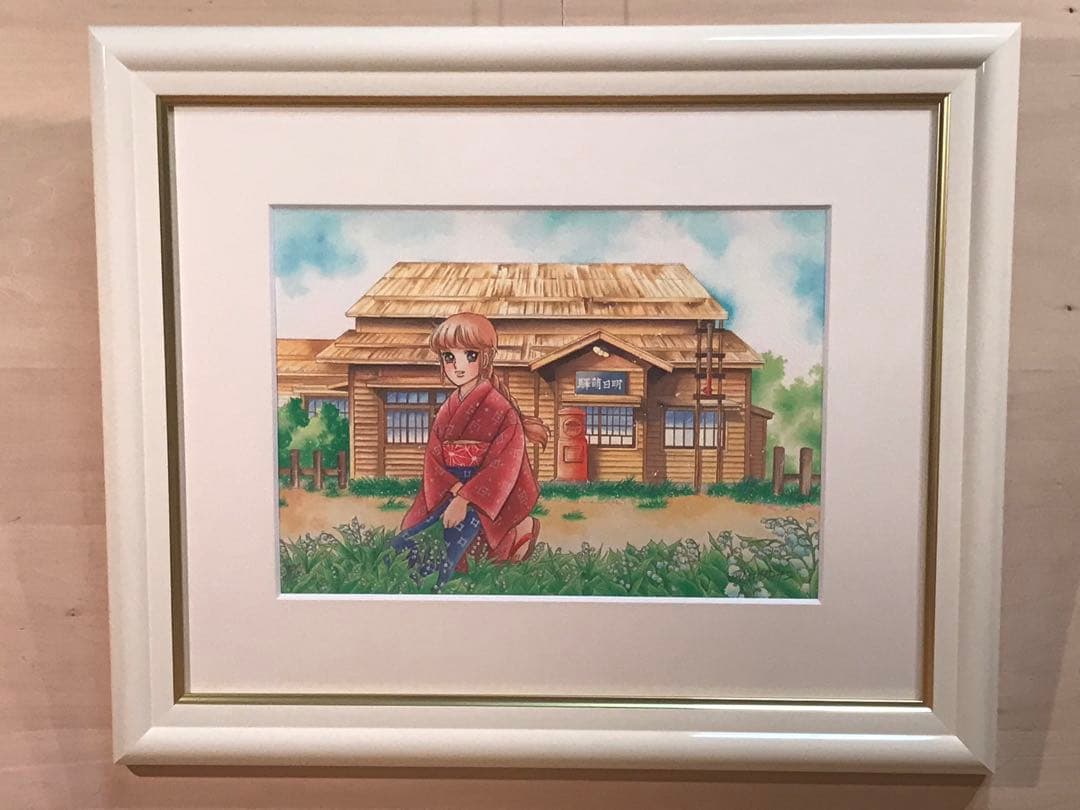 いがらしゆみこ　「明日萌・春」　ジークレー　直筆サイン・エディション有り 未開封】いがらしゆみこ 直筆サイン入り イラスト色紙 ステッカー