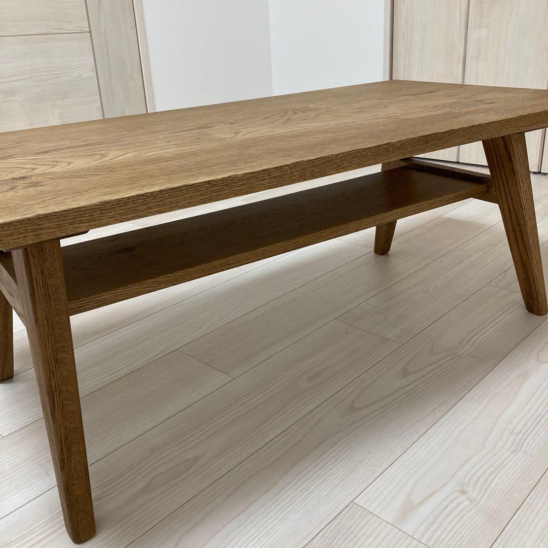 unico ウニコ ADDAY（アディ）ローテーブル 100×50 - メルカリ